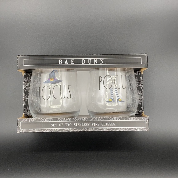 Rae Dunn Wine Glass Set - Picture 2 of 7